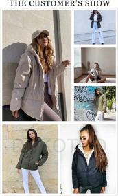 img 2 attached to Dokotoo Oversized Windbreaker Drawstring Outerwear Women's Clothing in Coats, Jackets & Vests