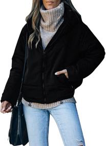 img 4 attached to Dokotoo Oversized Windbreaker Drawstring Outerwear Women's Clothing in Coats, Jackets & Vests