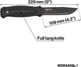 img 2 attached to High-Performance Morakniv Garberg Full Tang Fixed Blade Knife: 4.3-Inch Carbon Steel Blade