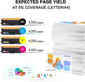 img 3 attached to 🖨️ 4-Pack Toner Bank TN433 TN-433 TN433BK TN431 Replacement for Brother MFC-L8900CDW HL-L8360CDW MFCL8900CDW HLL8360CDW HL-L8260CDW MFC-L8610CDW HLL8360CDWT Printer