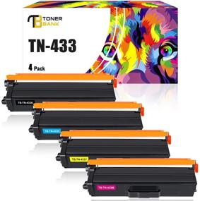 img 4 attached to 🖨️ 4-Pack Toner Bank TN433 TN-433 TN433BK TN431 Replacement for Brother MFC-L8900CDW HL-L8360CDW MFCL8900CDW HLL8360CDW HL-L8260CDW MFC-L8610CDW HLL8360CDWT Printer