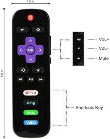 img 1 attached to RC280 Remote Control Replacement for TCL Roku TV 65S405 65S401 55UP120 55US57 55S401 55S405 55FS3700 49S405 48FS3700 48FS3750 43FP110 43UP120 43S405 40S3800 32S3850 32S3700 32S3800 32S301 32S800