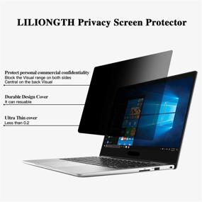 img 3 attached to LILIONGTH 13 3 Privacy Anti Spy Screen Protector Guard Filter Compatible 13 3 With 16 9 Screen Laptop