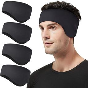 img 4 attached to 🧣 Stay Cozy during Outdoor Runs with Acozycoo Warmers Headband
