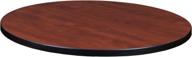 🍒 cherry/maple regency round standard table top - 30-inch логотип