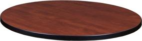 img 2 attached to 🍒 Cherry/Maple Regency Round Standard Table Top - 30-inch