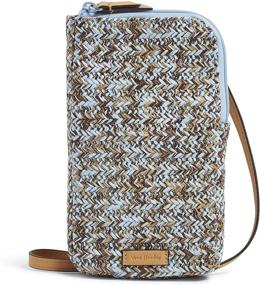 img 3 attached to Vera Bradley Straw Cellphone Brown Women's Handbags & Wallets