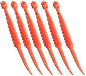 img 4 attached to 🍊 Xloey 6-Piece Plastic Orange Peeler Set - Easy Slicer, Cutter, Peeler, Remover, and Opener - Essential Kitchen Accessories Knife Tool for Cooking - Top Quality Gadget (New)