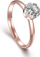 40-pack rose gold diamond engagement rings for bridal shower party game wedding table decorations by topoox logo
