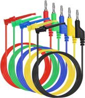 🔌 sumnacon 39 inch multimeter test lead set - high-quality banana plug to minigrabber test hook wire cable kit with protective, flexible wire leads for accurate electrical testing 500v/5a logo