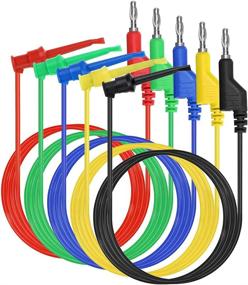 img 4 attached to 🔌 Sumnacon 39 Inch Multimeter Test Lead Set - High-Quality Banana Plug to Minigrabber Test Hook Wire Cable Kit with Protective, Flexible Wire Leads for Accurate Electrical Testing 500V/5A