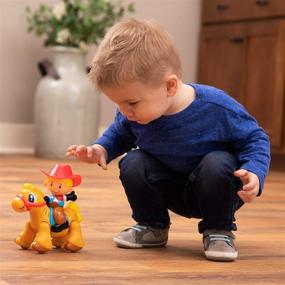 img 3 attached to 🤠 Развлекательная игра с игрушкой Clatter Cowboy от Fat Brain Toys для детей в возрасте 1-2 года