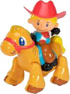 🤠 развлекательная игра с игрушкой clatter cowboy от fat brain toys для детей в возрасте 1-2 года логотип