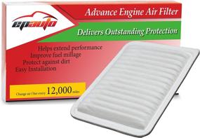 img 3 attached to EPAuto GP171 (CA10171) Toyota Engine Air Filter: Perfect Replacement for Camry & Venza Gas L4 (2007-2016) with CP285 (CF10285) Cabin Filter Compatibility