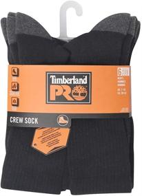 img 2 attached to 🧦 Premium Timberland PRO Men's 6-Pack Performance Crew Length Socks for Ultimate Comfort and Durability