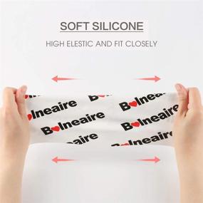 img 1 attached to Premium BALNEAIRE Silicone Swim Cap: Stylish 👒 & Waterproof Long Hair Swimming Caps for Women