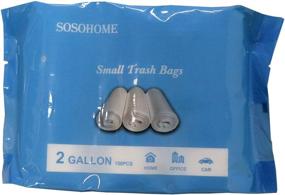 img 2 attached to 🗑️ Clear Small Trash Bags - 2 Gallon Size - 150 Count/3 Rolls