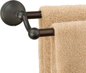 img 2 attached to 🛁 Dynasty Hardware 9316-ORB Bay Hill 24-inch Double Towel Bar in Oil Rubbed Bronze: Elegant and Functional Addition to Your Bathroom