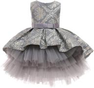 👗 veoay high quality party dresses for girls, ages 1-8 years - princess ball gowns dress with high low design logo