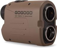 🎯 gogogo sport vpro: laser golf hunting rangefinder with 1200 yards range, 6x magnification, and flag-lock pin-seeker logo