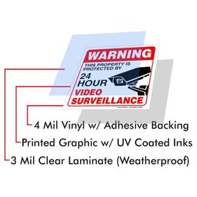 img 2 attached to 🔒 Ultimate Surveillance Solution: LAMINATED Protection for Unbeatable Durability and Weatherproof Performance