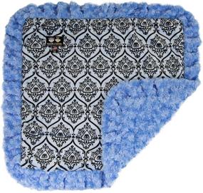 img 4 attached to 🐾 Bessie and Barnie Blue Sky/Versailles Blue Luxury Ultra Plush Faux Fur Pet Blanket: Super Soft Reversible Comfort for Cats, Dogs & Puppies (Multiple Sizes)