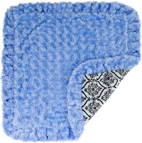 img 3 attached to 🐾 Bessie and Barnie Blue Sky/Versailles Blue Luxury Ultra Plush Faux Fur Pet Blanket: Super Soft Reversible Comfort for Cats, Dogs & Puppies (Multiple Sizes)