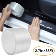 🚗 vuaohiy car door edge guard protector carbon fiber car wrap film 5d ​protection film - anti-collision, anti-scratch, self-adhesive seal - fits most cars - 2.7in x 33ft logo