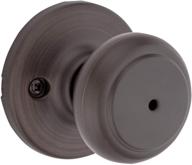 🚪 kwikset 300cv 11p cp 93001-868 cove bed and bath knob - venetian bronze finish logo