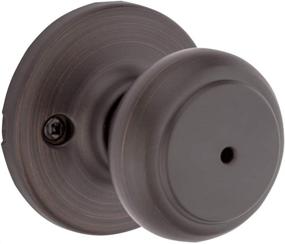 img 4 attached to 🚪 Kwikset 300CV 11P CP 93001-868 Cove Bed and Bath Knob - Venetian Bronze Finish