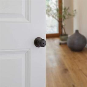 img 1 attached to 🚪 Kwikset 300CV 11P CP 93001-868 Cove Bed and Bath Knob - Venetian Bronze Finish