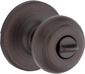 img 3 attached to 🚪 Kwikset 300CV 11P CP 93001-868 Cove Bed and Bath Knob - Venetian Bronze Finish