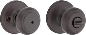 img 2 attached to 🚪 Kwikset 300CV 11P CP 93001-868 Cove Bed and Bath Knob - Venetian Bronze Finish