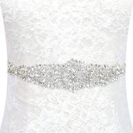 💎 pardecor rhinestone applique bridal sash belt: sparkle and glamor for wedding dresses логотип