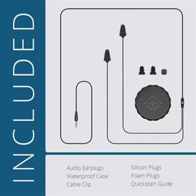 img 2 attached to 🎧 Guardian Noise Reduction Earbuds - Plugfones Hybrid Earplug Earphones (Black)