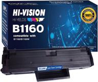 🖨️ hi-vision hi-yields compatible dell b1160 toner cartridge: black 1-pack replacement for b1160w b1163w b1165nfw printer logo