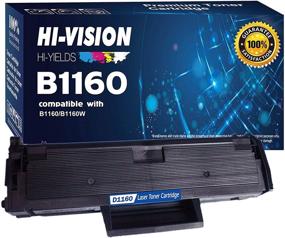 img 4 attached to 🖨️ HI-VISION HI-YIELDS Compatible Dell B1160 Toner Cartridge: Black 1-Pack Replacement for B1160W B1163W B1165nfw Printer