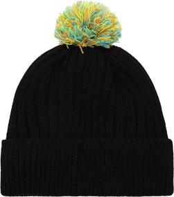 img 1 attached to 🧢 Bioworld Pom Beanie Knit Hat for Friends