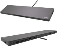 enhanced connectivity and cooling: ca essential docking station with dual 4k monitors, laptop cooling, usb ports, ethernet, and power (ds-2000) logo