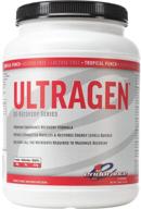 🍹 revitalize and recover with first endurance ultragen tropical recovery drink logo