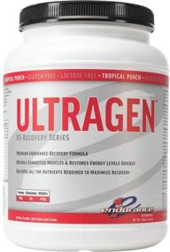 img 1 attached to 🍹 Оживитесь и восстановитесь с напитком для восстановления First Endurance Ultragen в тропическом вкусе.