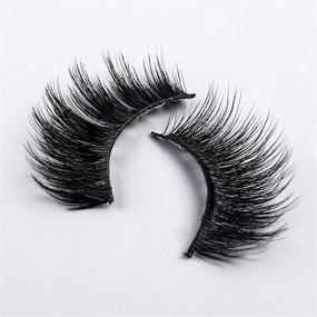 img 1 attached to 👁️ 30 Pairs of High-Density 3D 6D False Eyelashes Kit - Handmade Dramatic and Soft Eyelashes for Women and Girls, Providing Natural-Looking Enhancement