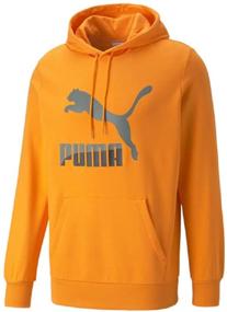 img 1 attached to PUMA Classics Fleece Hoodie Cotton Men's Clothing for Active