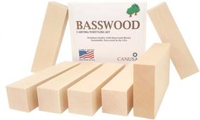 img 4 attached to 🔪 Premium 7-Piece Basswood Carving/Whittling Kit: Perfect for Kids or Adults, Beginner to Expert. Made in the USA!