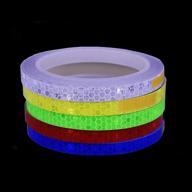 🚗 vetoo reflective tape: waterproof outdoor safety sticker for cars, bikes, motorcycles - diy decoration, 5 color options logo