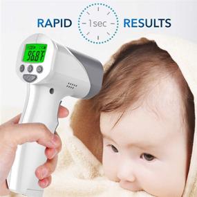 img 2 attached to 🌡️ Ultimate Medical Grade Touchless Infrared Forehead Thermometer for Adults & Baby - Instant Results!