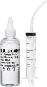 img 4 attached to 🖨️ High Efficiency Printhead Cleaning Kit - HP, Epson, Canon, Brother & Lexmark - Premium Syringe - 10oz 100ml (Best Printers Certified)