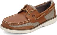 sperry men's surveyor 2-eye boat shoes logo