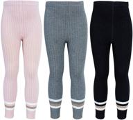 👖 vanberfia little length footless leggings: perfect girls' clothing for trendy leggings lovers logo