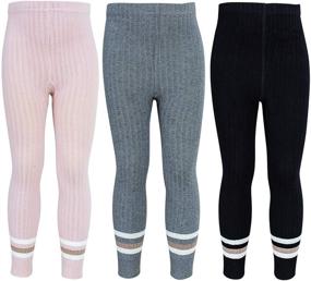 img 3 attached to 👖 Vanberfia Little Length Footless Leggings: Perfect Girls' Clothing for Trendy Leggings Lovers